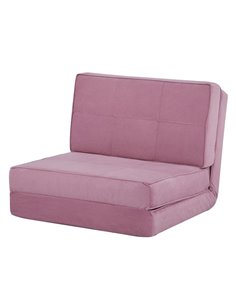 Πολυθρόνα κρεβάτι Nextdeco Flex ροζ Υ62x74x80εκ.