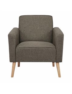 Πολυθρόνα Nextdeco Paris καφέ-μπεζ Υ78x75x78εκ