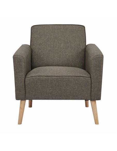 Πολυθρόνα Nextdeco Paris καφέ-μπεζ Υ78x75x78εκ