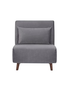 Πολυθρόνα κρεβάτι Nextdeco Stockholm γκρι Υ90x76x81εκ.