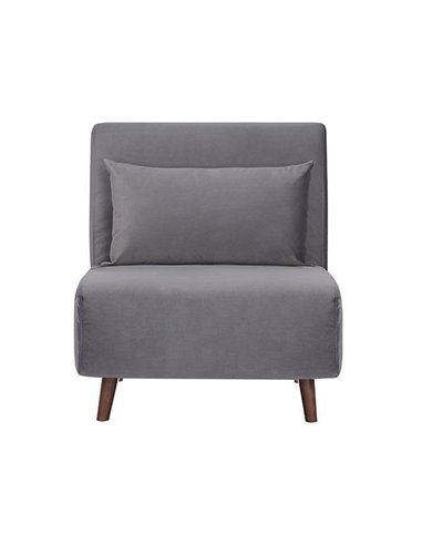 Πολυθρόνα κρεβάτι Nextdeco Stockholm γκρι Υ90x76x81εκ.