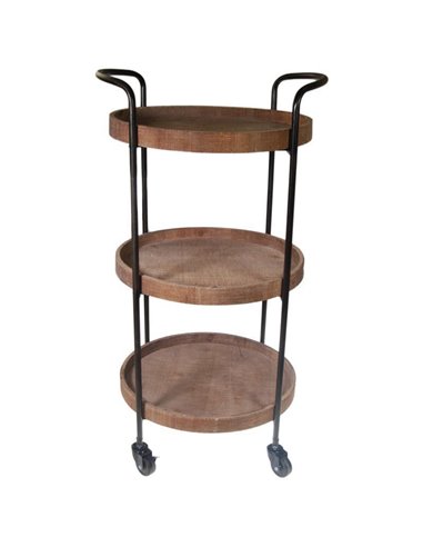 Τροχήλατη βάση με 3 δίσκους Υ80 και διάμετρος 44εκ.