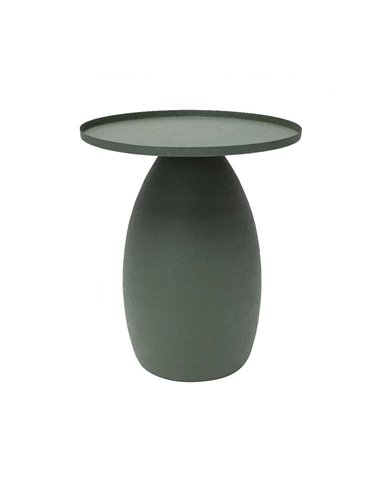 Τραπεζάκι μεταλλικό ματ Nextdeco πράσινο Y48xØ40εκ.