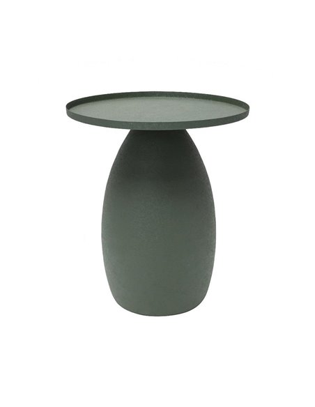 Τραπεζάκι μεταλλικό ματ Nextdeco πράσινο Y48xØ40εκ.