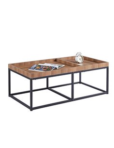 Τραπέζι Nextdeco επιφάνεια από MDF Υ40x110x60εκ.