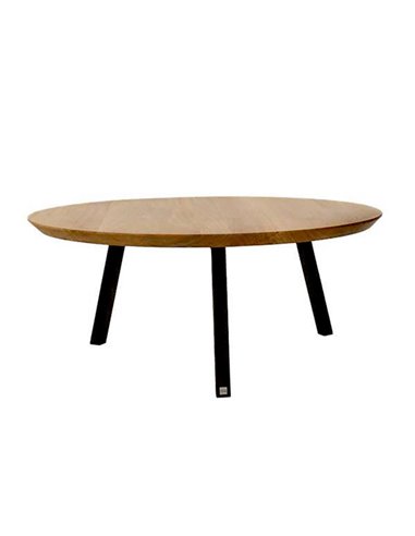 Τραπέζι σαλονιού Nextdeco στρόγγυλο MDF 25mm Ø80xY36,5εκ.