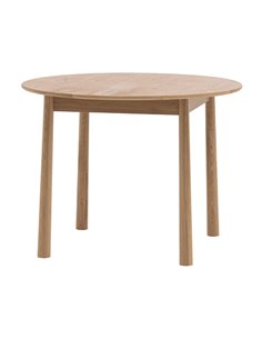 Τραπέζι στρυγγυλό Nextdeco μασίφ ξύλο δρυός Υ75xØ100εκ.
