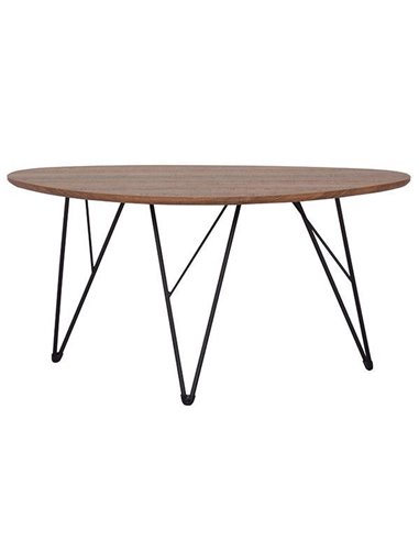 Τραπεζάκι σαλονιού Nextdeco ξύλινο Υ45x90x60εκ.