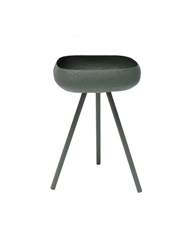 Τραπεζάκι μεταλλικό ματ Nextdeco πράσινο Y47xØ32εκ.