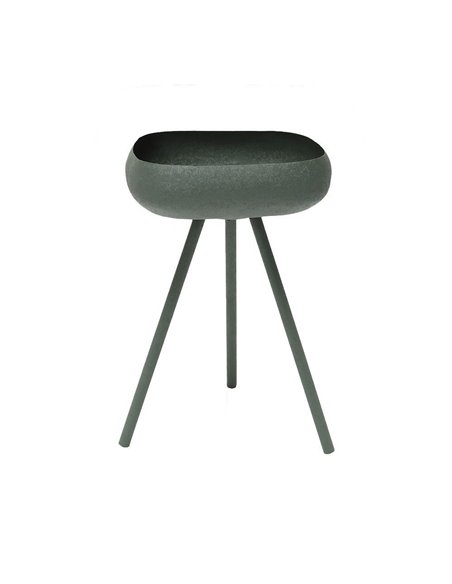 Τραπεζάκι μεταλλικό ματ Nextdeco πράσινο Y47xØ32εκ.