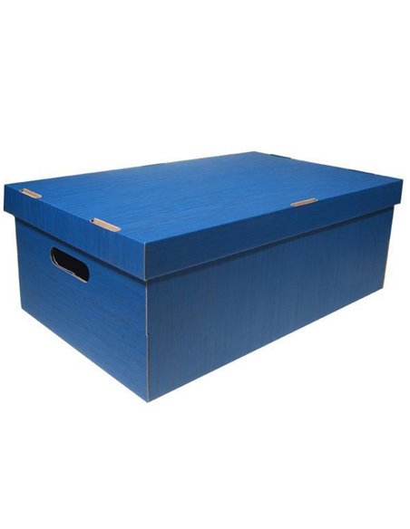 Νext κουτί fabric μπλε Α3 Υ19x50x31εκ.