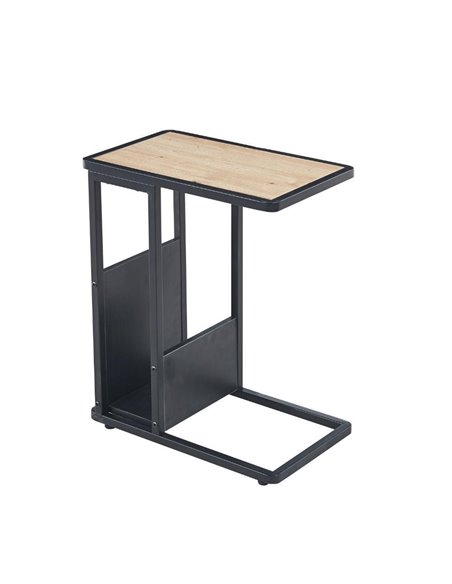 Τραπέζι βοηθητικό - κομοδίνο Nextdeco μεταλλικό Υ60x30x50εκ,