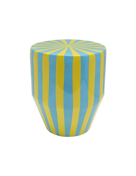 Τραπεζάκι μεταλλικό γυαλιστερό Nextdeco Y36xØ30εκ.