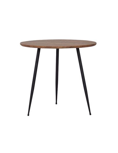 Τραπεζάκι στρογγυλό Nextdeco ξύλινο Υ51x60x45εκ