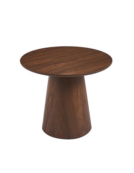 Τραπεζάκι Nextdeco Tango από ξύλο καπλαμά Ø60x48εκ