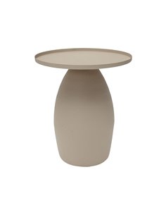 Τραπεζάκι μεταλλικό ματ Nextdeco γκρι Y48xØ40εκ.