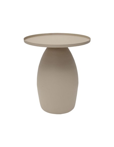 Τραπεζάκι μεταλλικό ματ Nextdeco γκρι Y48xØ40εκ.