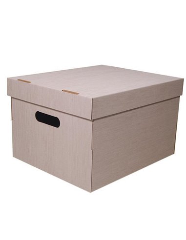 Νext κουτί fabric μπεζ Α4 Υ19x30x25,5εκ.