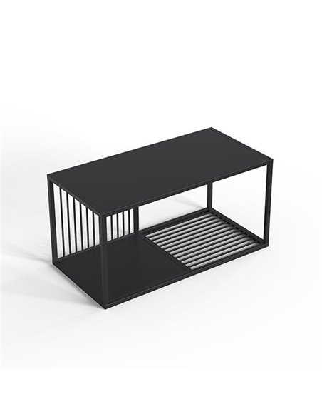 Τραπέζι σαλονιού Nextdeco μεταλλικό Υ35x70x35εκ.