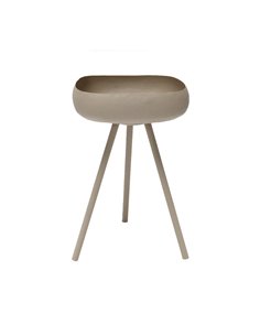 Τραπεζάκι μεταλλικό ματ Nextdeco γκρι Y47xØ32εκ.