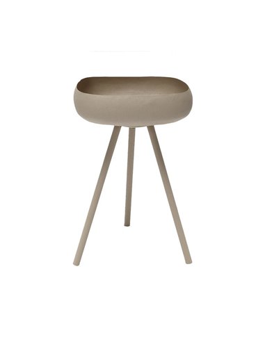 Τραπεζάκι μεταλλικό ματ Nextdeco γκρι Y47xØ32εκ.