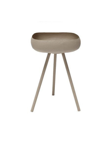 Τραπεζάκι μεταλλικό ματ Nextdeco γκρι Y47xØ32εκ.