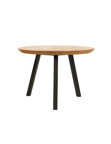 Τραπέζι σαλονιού Nextdeco στρόγγυλο MDF 25mm. Ø60xY43εκ.