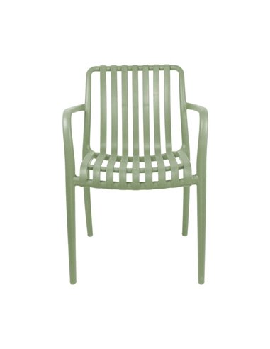 Καρέκλα πλαστική Urban Nextdeco σκούρο πράσινο PP UV protection Y80,5x54x58,5 εκ.