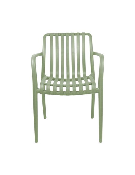 Καρέκλα πλαστική Urban Nextdeco σκούρο πράσινο PP UV protection Y80,5x54x58,5 εκ.