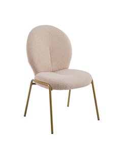 Καρέκλα μεταλλική Nextdeco Jeti λευκή Υ83x52x55εκ