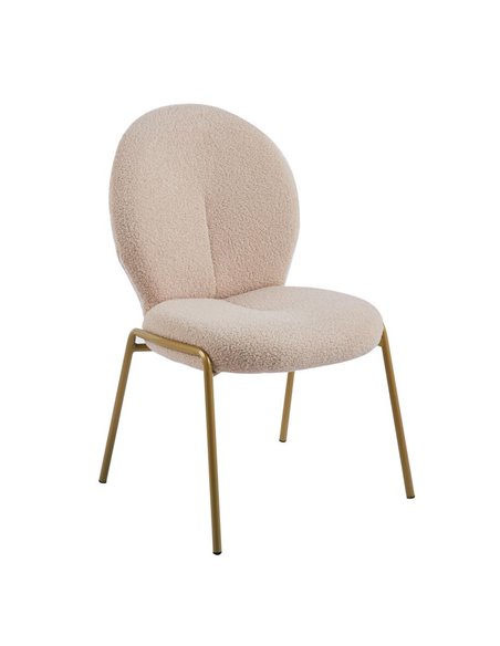 Καρέκλα μεταλλική Nextdeco Jeti λευκή Υ83x52x55εκ