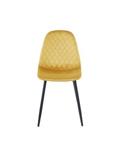 Καρέκλα μεταλλική Nextdeco Iris μουσταρδί Υ84,5x43x40 εκ