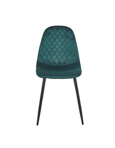 Καρέκλα μεταλλική Nextdeco Iris πετρόλ Υ84,5x43x40 εκ