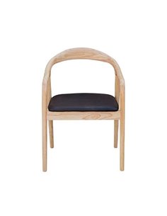 Καρέκλα ξύλινη Nextdeco Jackson μαύρη Υ79,5x56x62εκ