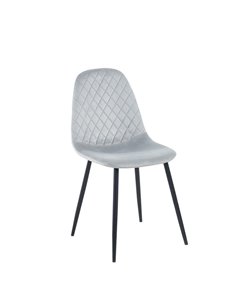 Καρέκλα μεταλλική Nextdeco Iris γκρι Υ84,5x43x40 εκ