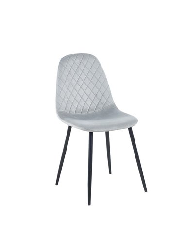 Καρέκλα μεταλλική Nextdeco Iris γκρι Υ84,5x43x40 εκ