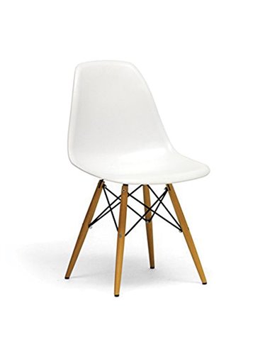 Καρέκλα πλαστική Nextdeco Oslo λευκή Υ81x45x35εκ.