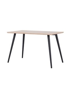 Τραπέζι ξύλινο Nextdeco καφέ Υ75x120x70εκ