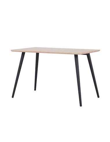 Τραπέζι ξύλινο Nextdeco καφέ Υ75x120x70εκ