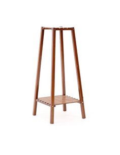 Ανθοστήλη ξύλινη 2 επιπέδων Υ75x32x32εκ.