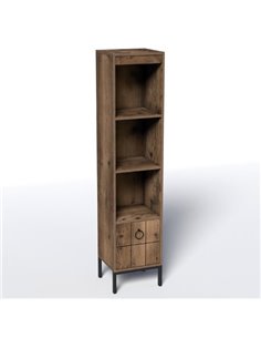 Βιβλιοθήκη καρυδί 40x35xΥ177 εκ.