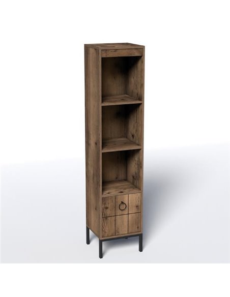 Βιβλιοθήκη καρυδί 40x35xΥ177 εκ.