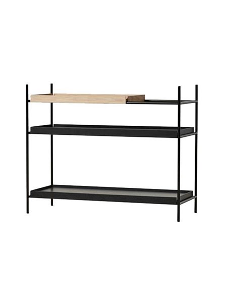 Ραφιέρα μεταλλική Nextdeco 3 επιπέδων 100x40xΥ81εκ.