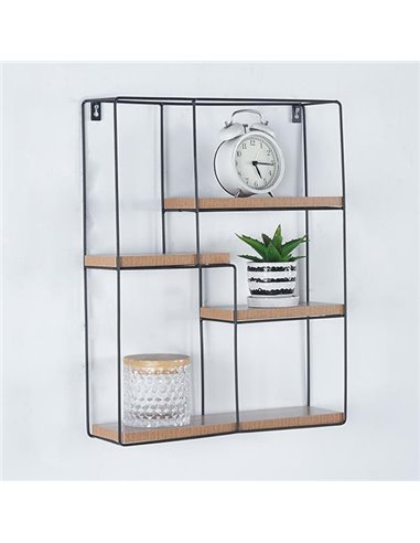 Ραφιέρα Nextdego επιτοίχια τετράγωνη με 4 θέσεις 40x11xΥ50,5εκ.