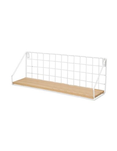 Ράφι επιτοίχιο Nextdeco minimal λευκό 44,5x11,5xY15,5εκ.