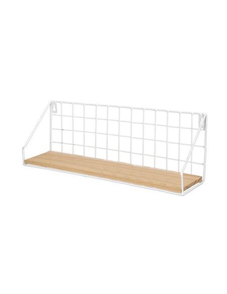 Ράφι επιτοίχιο Nextdeco minimal λευκό 44,5x11,5xY15,5εκ.