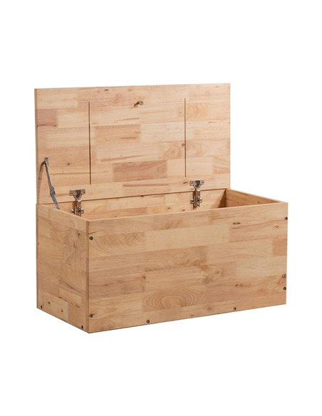 Ξύλινο κουτί ορθογώνιο Nextdeco Natural Υ39x40x80εκ.