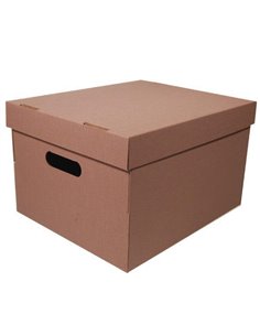 Νext κουτί nomad καφέ Α4 Υ19x30x25,5εκ.