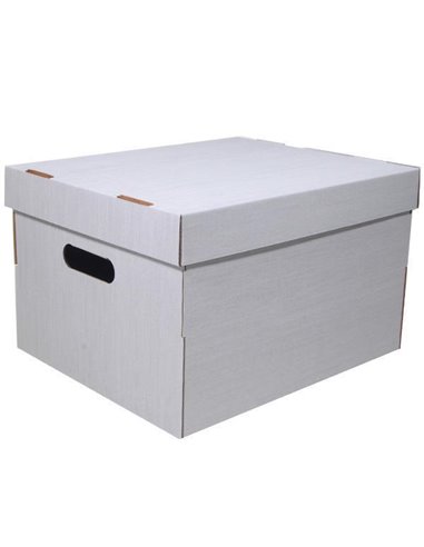 Νext κουτί fabric λευκό Α4 Υ19x30x25,5εκ.