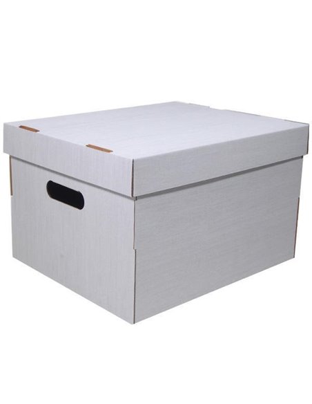 Νext κουτί fabric λευκό Α4 Υ19x30x25,5εκ.